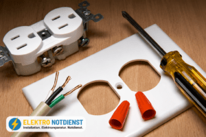 Neue Steckdosen Elektroinstallation