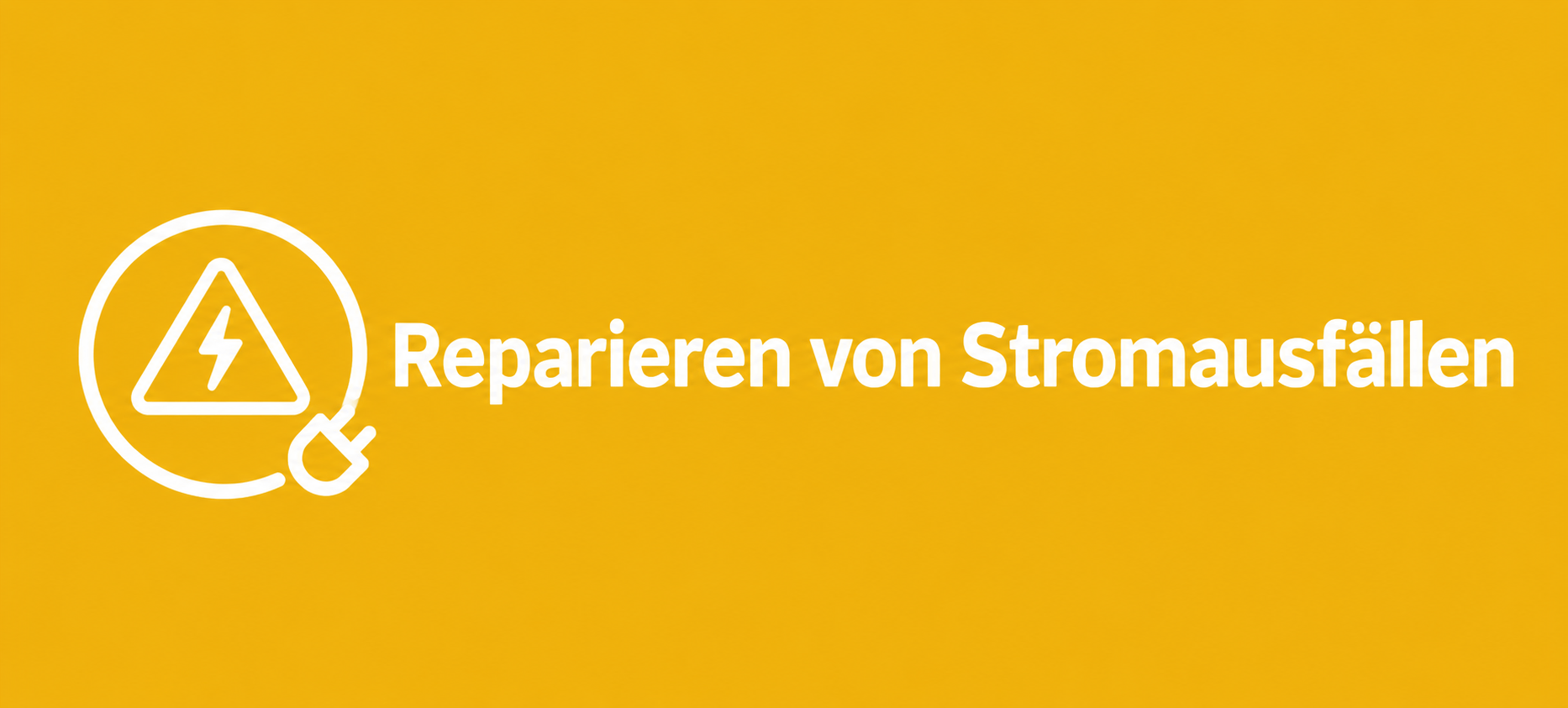 Stromausfälle beseitigen